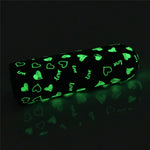Vibrator Lovetoy Mini Inimă, Luminos în Întuneric, Reîncărcabil, Verde, 8cm