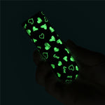 Vibrator Lovetoy Mini Inimă, Luminos în Întuneric, Reîncărcabil, Verde, 8cm