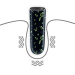 Mini vibrator reîncărcabil Lovetoy, verde închis strălucitor, 8 cm