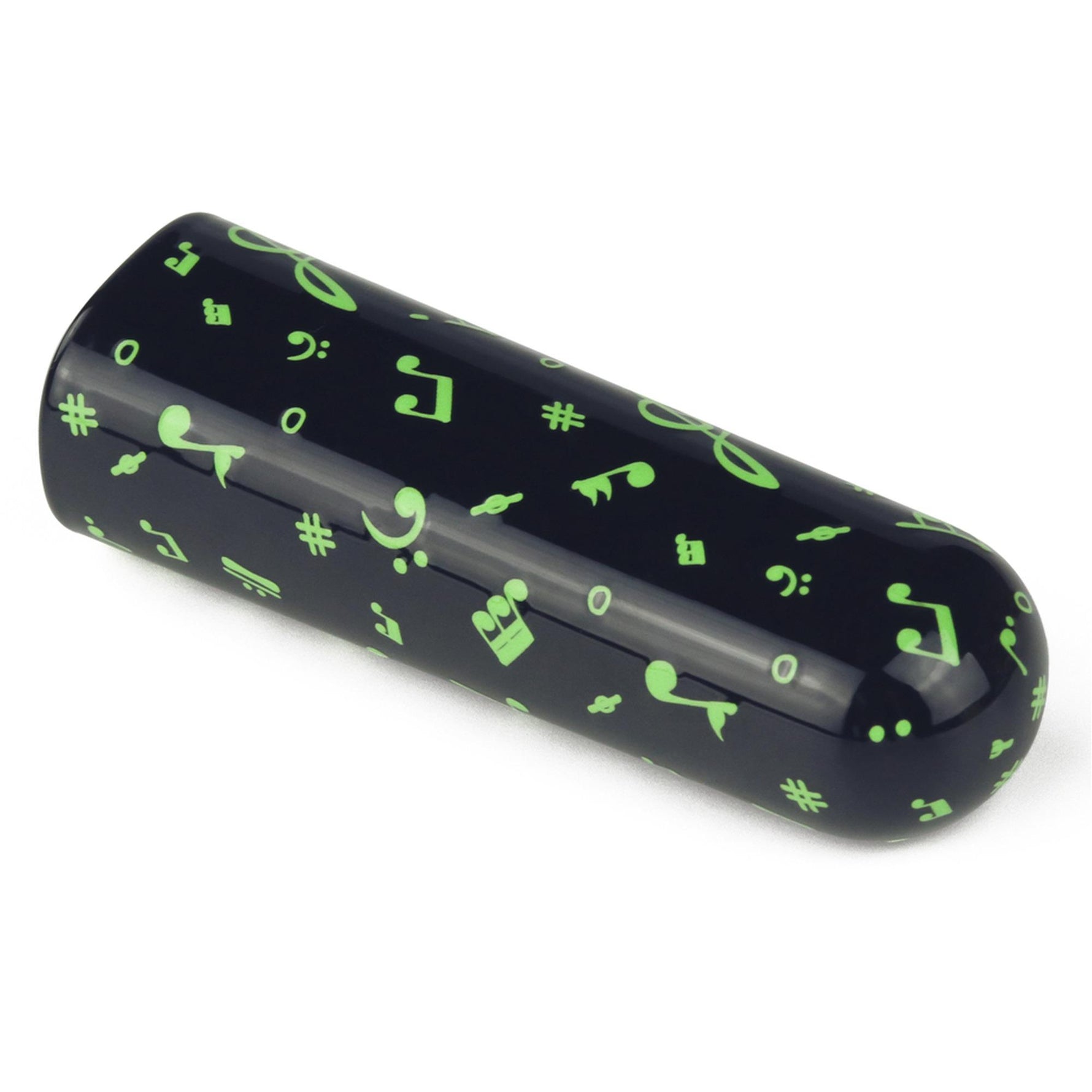 Mini vibrator reîncărcabil Lovetoy, verde închis strălucitor, 8 cm