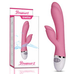 Vibrator Dreamer II Lovetoy din silicon pentru punctul G, reîncărcabil, impermeabil