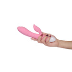 Vibrator Dreamer II Lovetoy din silicon pentru punctul G, reîncărcabil, impermeabil