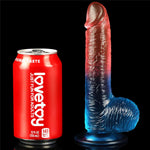 Dildo realist Lovetoy TPE 19cm cu ventuză
