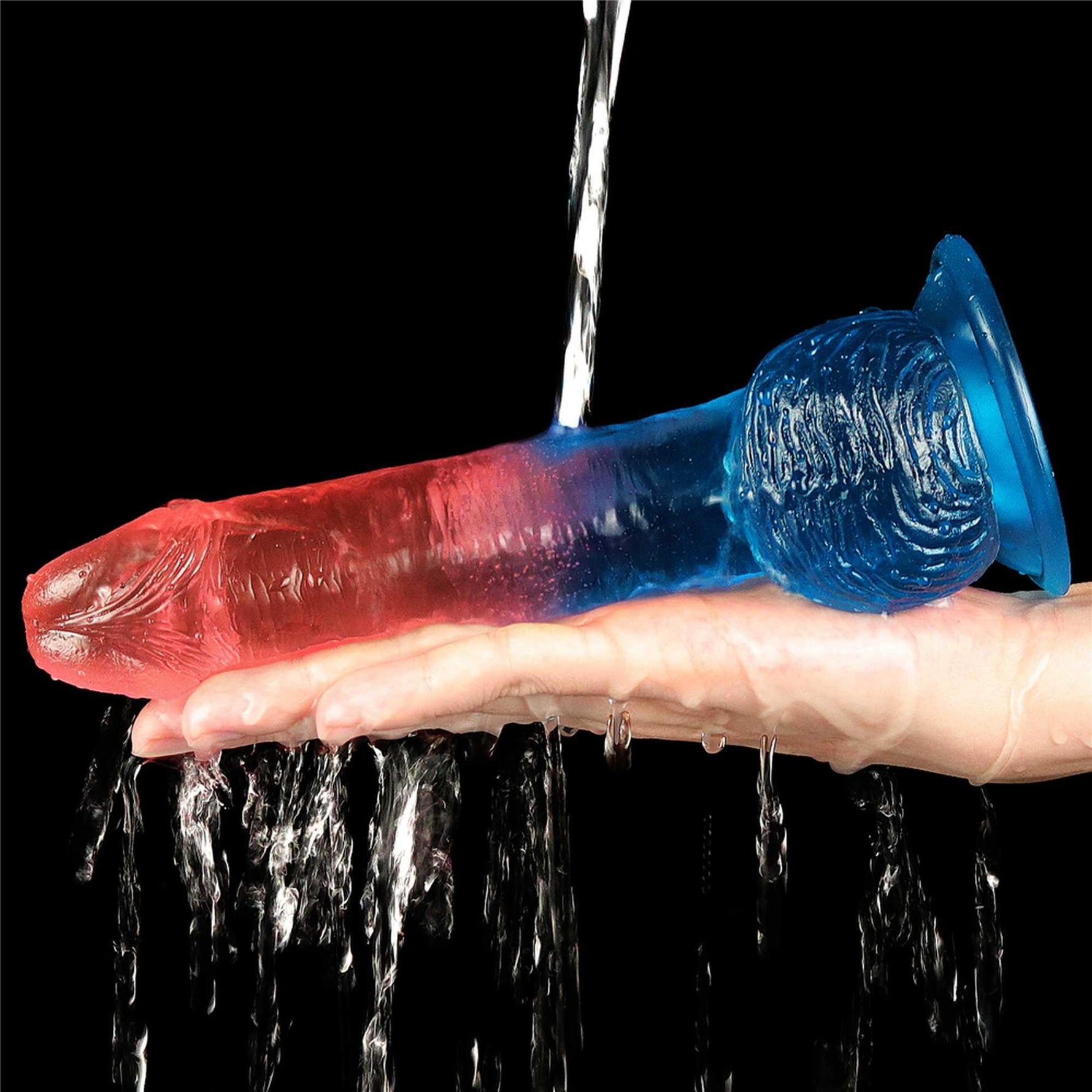 Dildo realist Lovetoy TPE 19cm cu ventuză