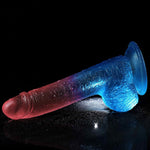 Dildo realist Lovetoy TPE 19cm cu ventuză