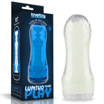 Masturbator Lumino Play Glowing Lovetoy Alb 20 cm