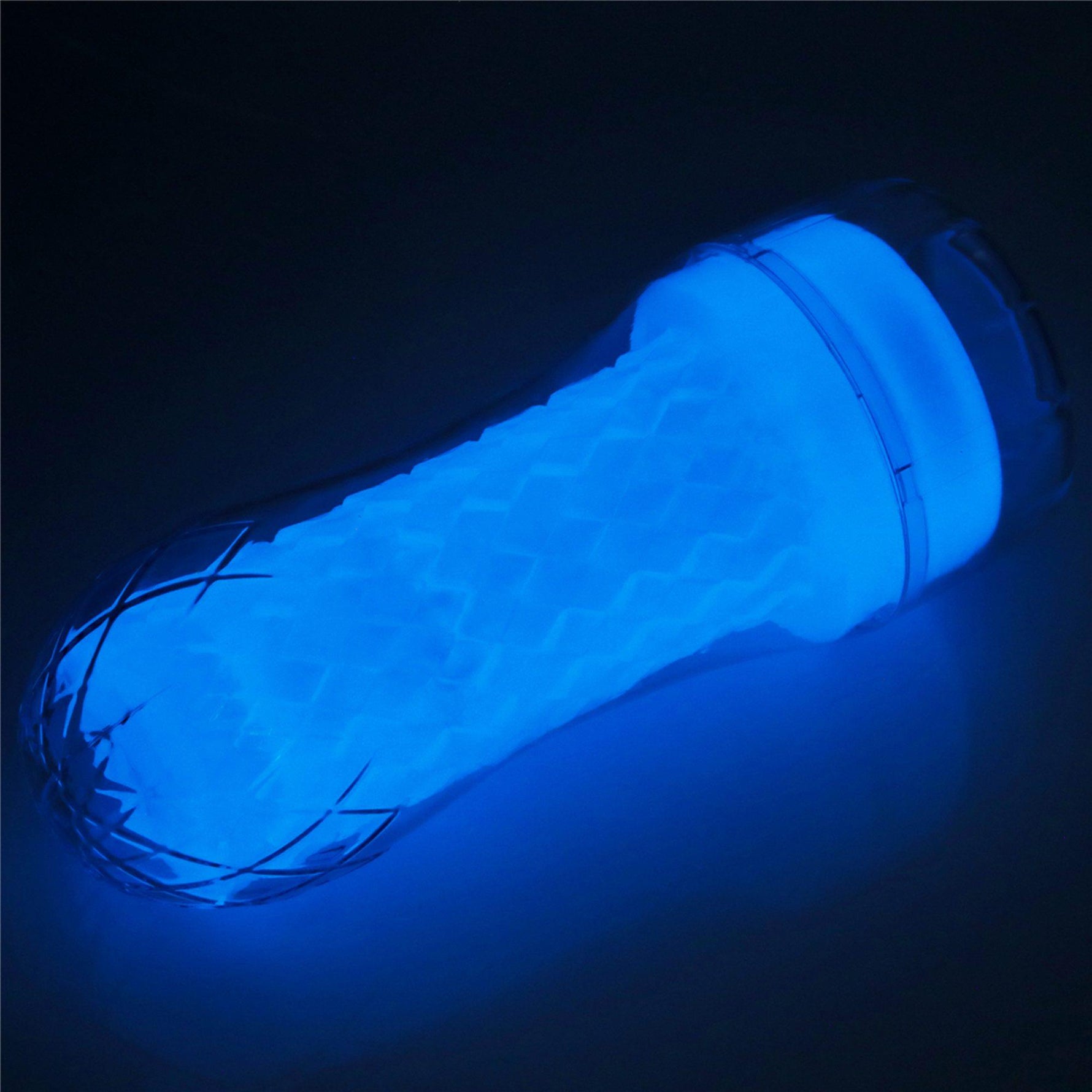 Masturbator Lumino Play Glowing Lovetoy Alb 20 cm