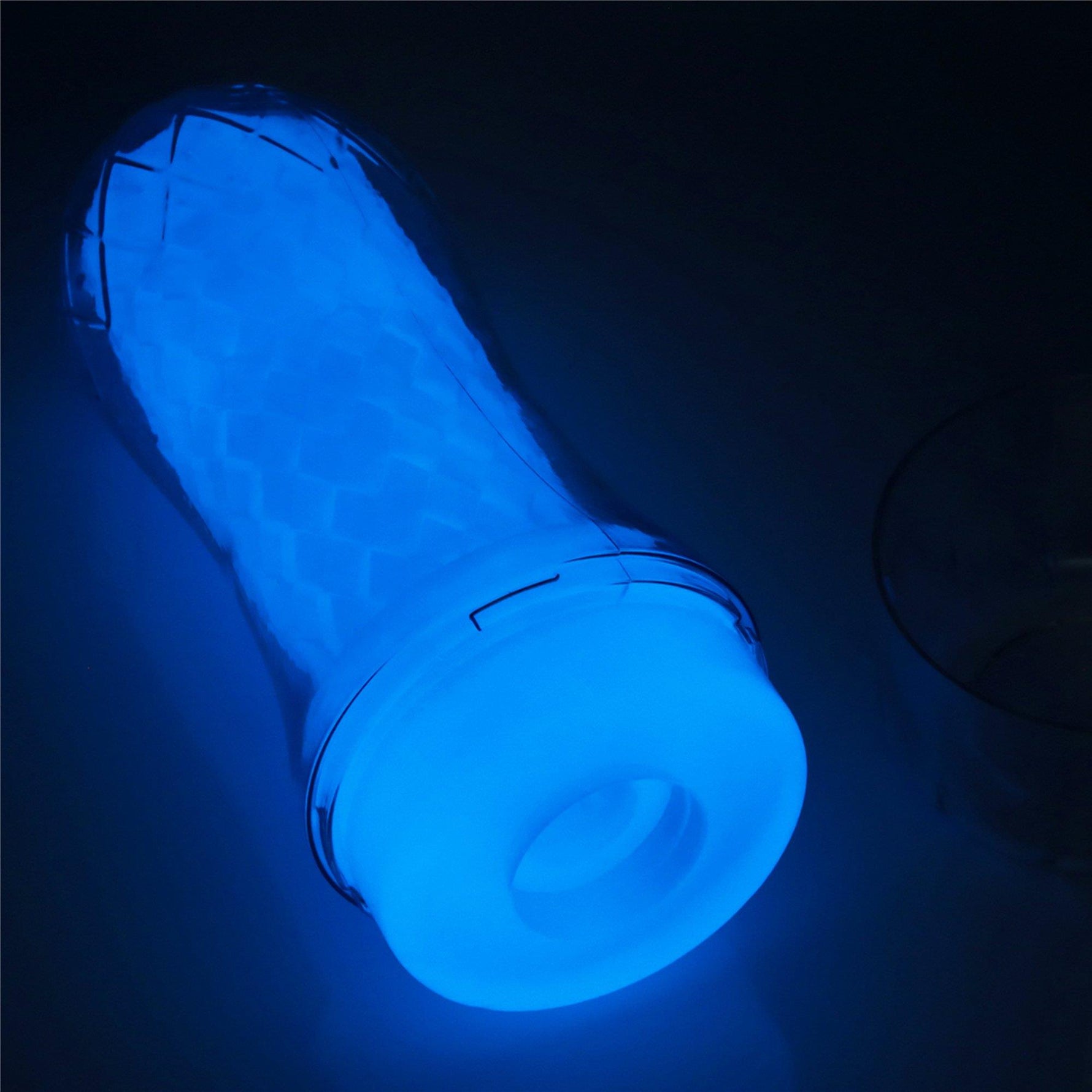 Masturbator Lumino Play Glowing Lovetoy Alb 20 cm