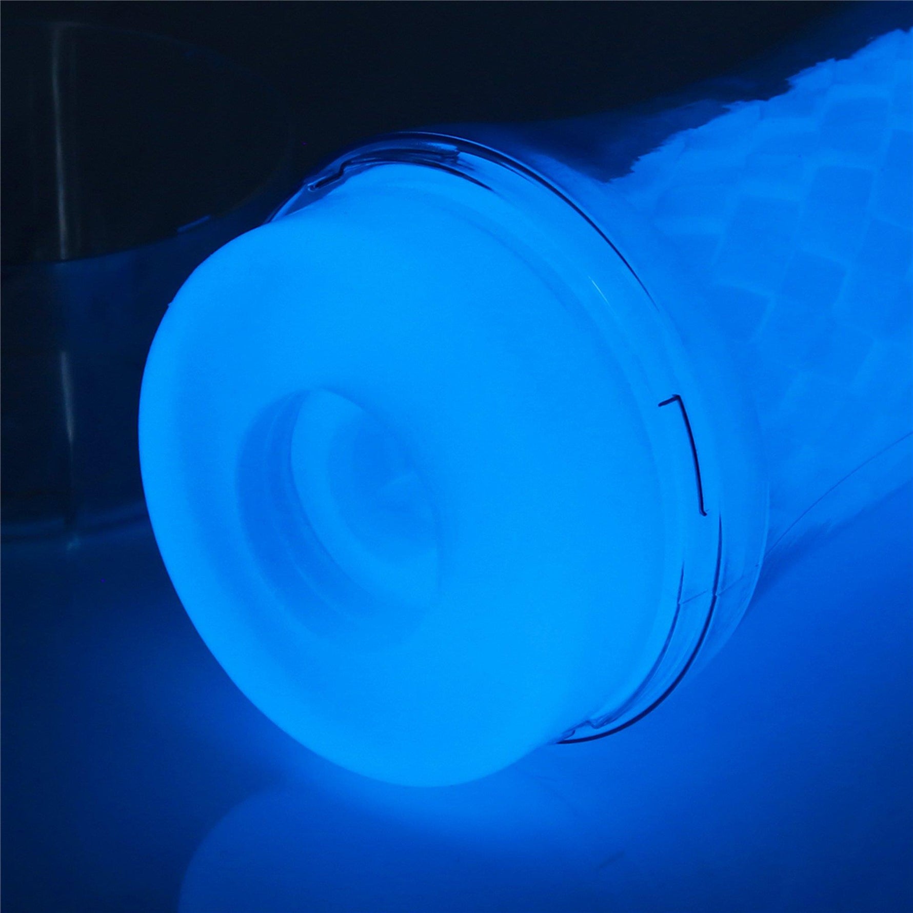 Masturbator Lumino Play Glowing Lovetoy Alb 20 cm