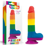Dildo realist din silicon Lovetoy Prider 19 cm