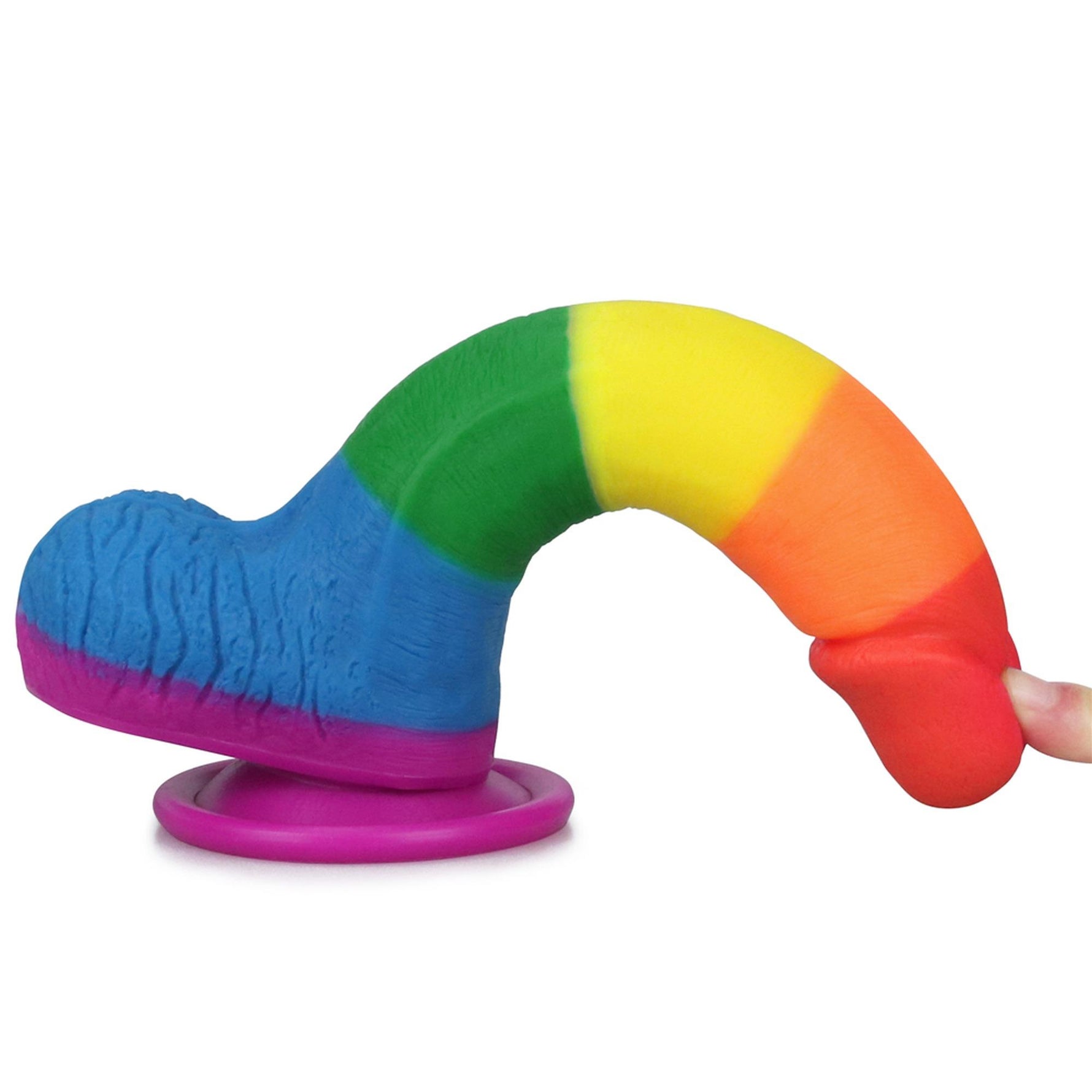 Dildo realist din silicon Lovetoy Prider 19 cm