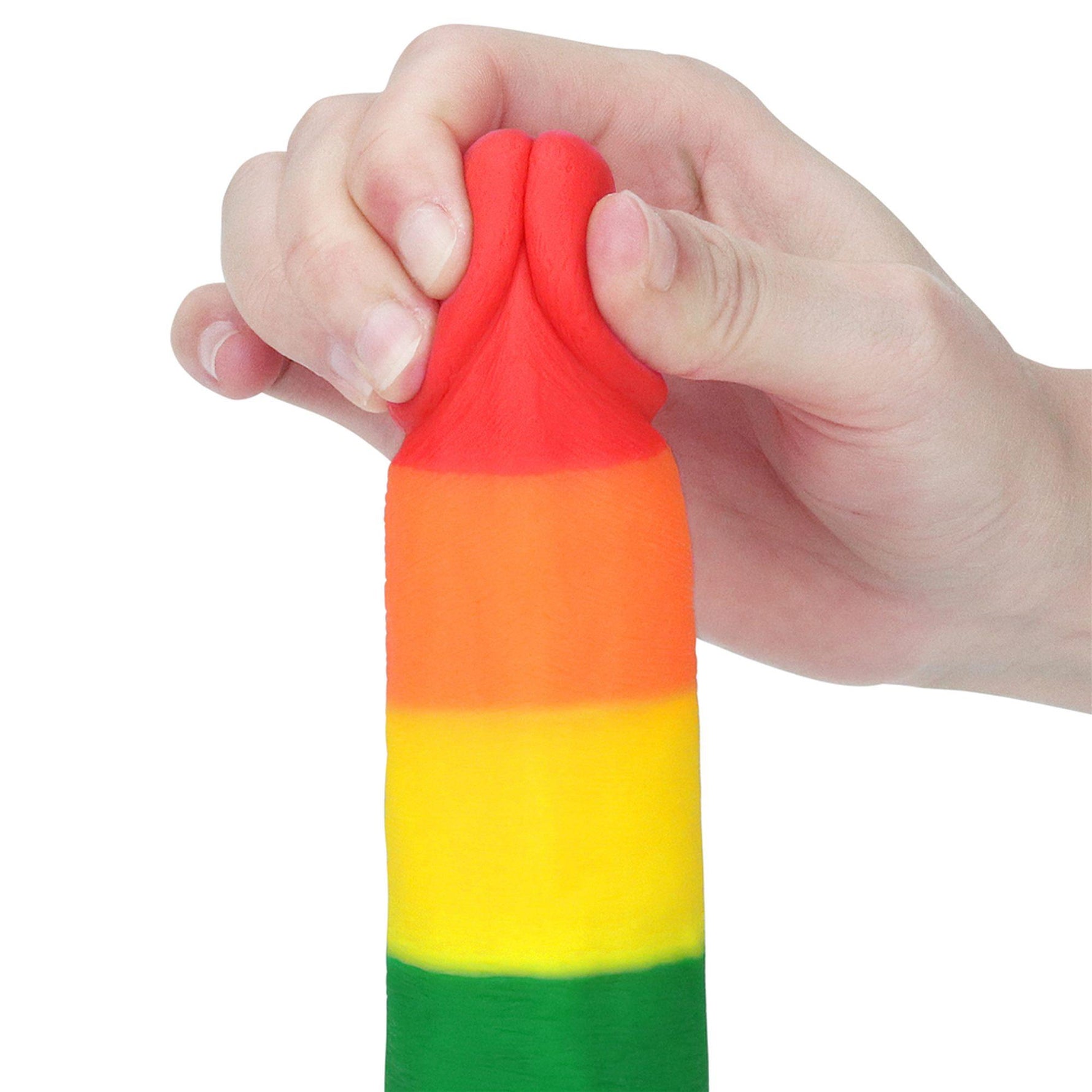 Dildo realist din silicon Lovetoy Prider 19 cm