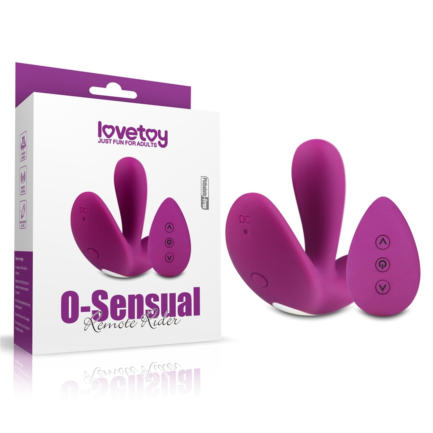 Vibrator Lovetoy O-Sensual USB 9 cm din silicon cu telecomandă