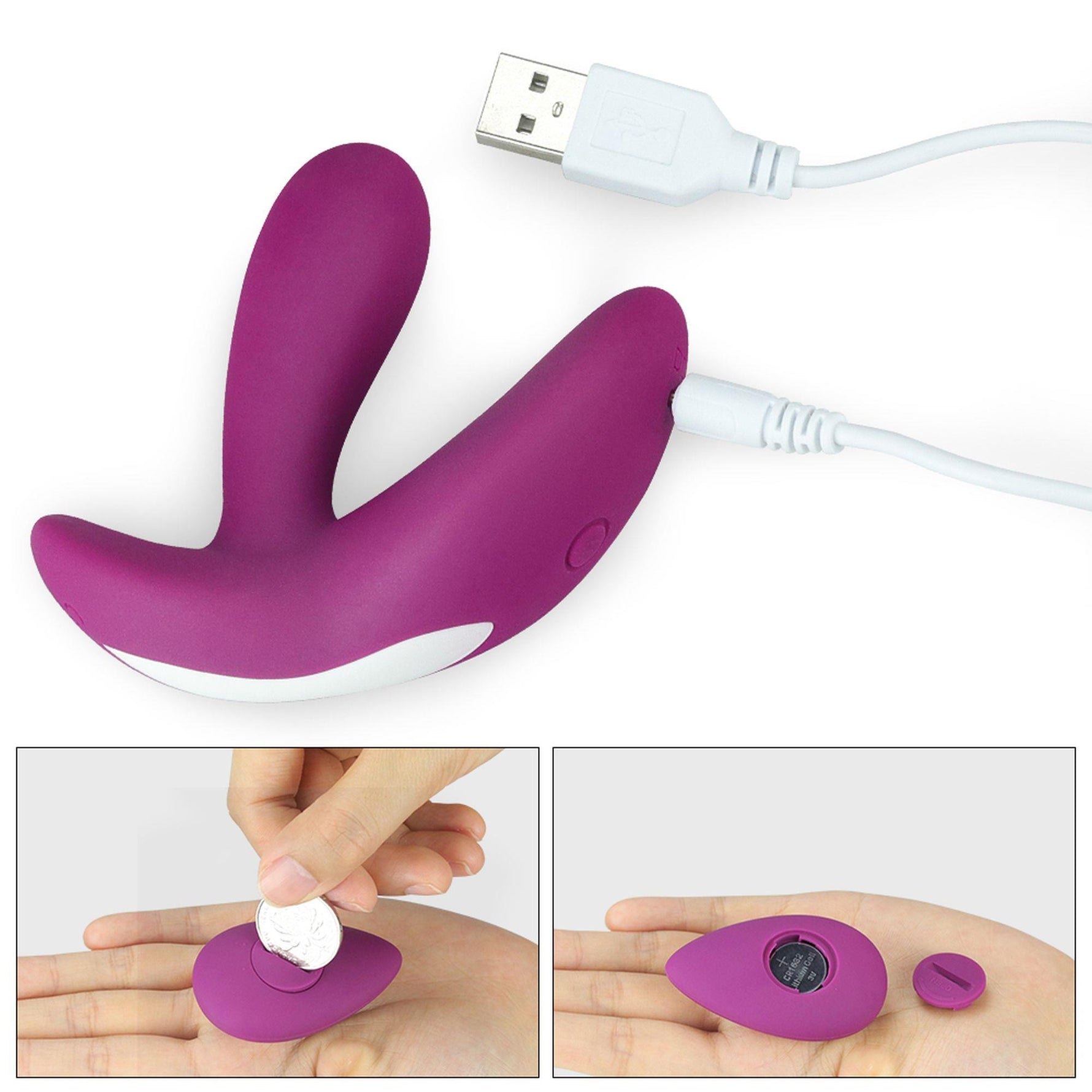 Vibrator Lovetoy O-Sensual USB 9 cm din silicon cu telecomandă