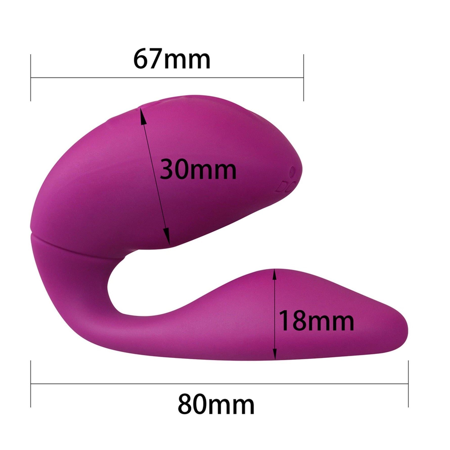 Vibrator Lovetoy OSensual din silicon, stimulator clitoridian USB pentru punctul G