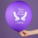 Set de 7 baloane Super Dick Forever Lovetoy pentru burlăcițe