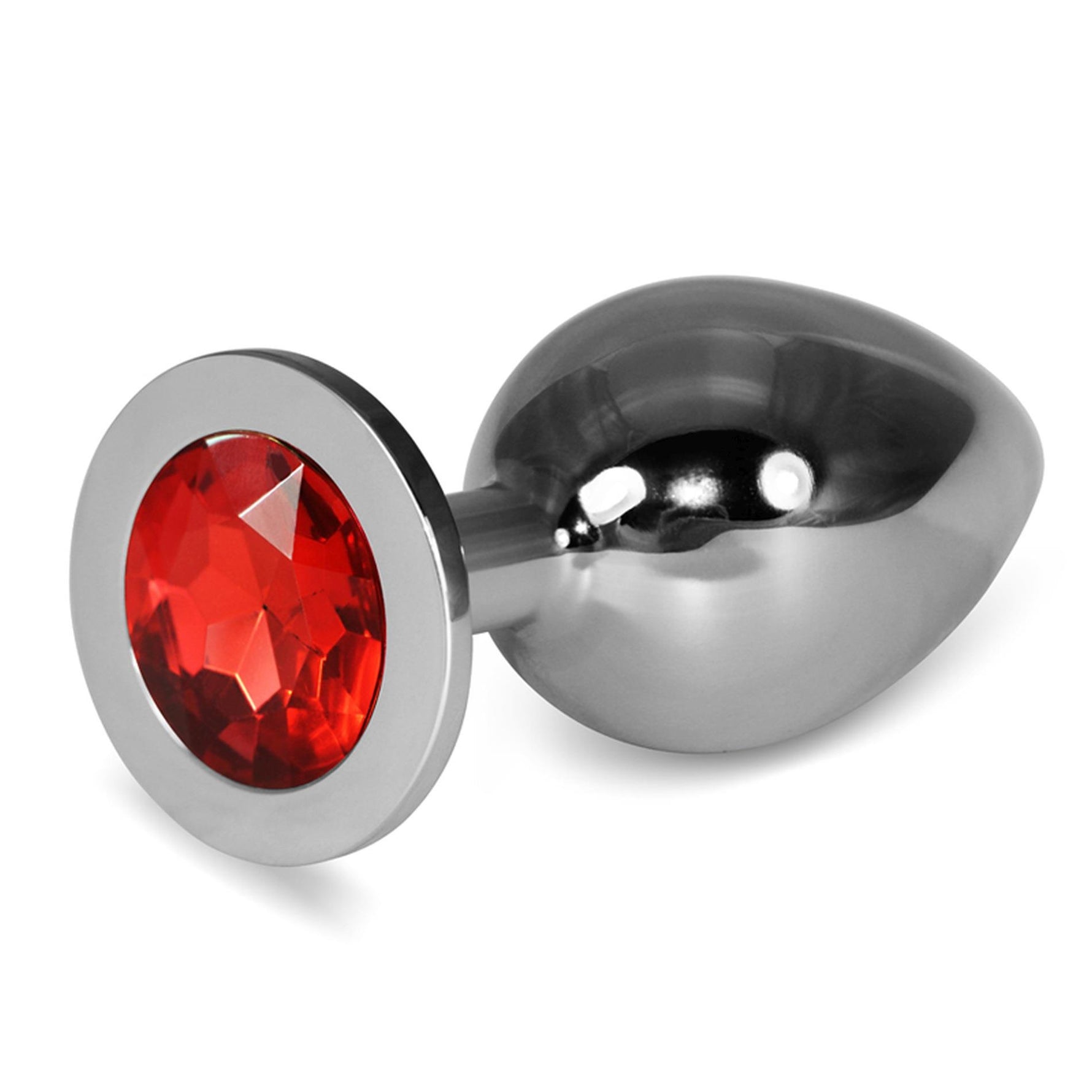 Dop anal mare din metal argintiu Lovetoy Luxury, 10 cm