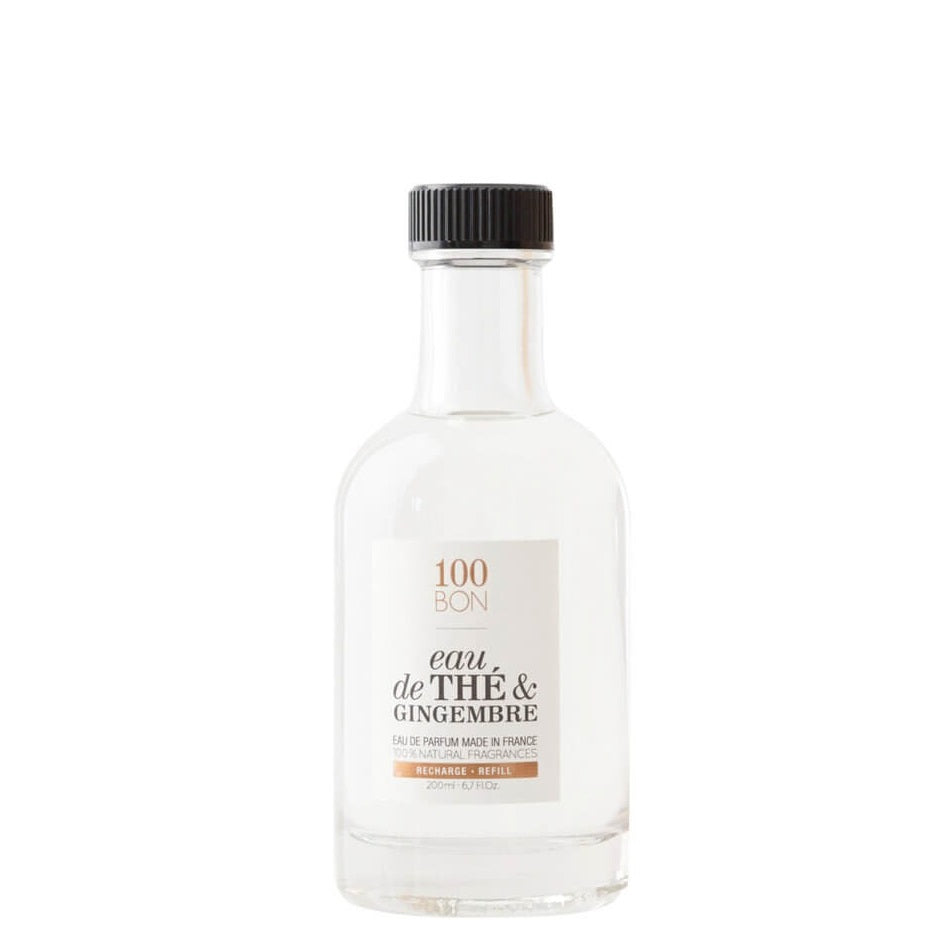 100 Bon, Eau de The & Gingembre, Apă de parfum, Unisex, Reumplere, 200 ml