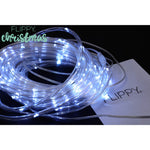 Instalatie luminoasa de Craciun tip furtun luminos, 100 LED-uri, 12 metri lungime, 8 programe, 2 metri prelungitor,