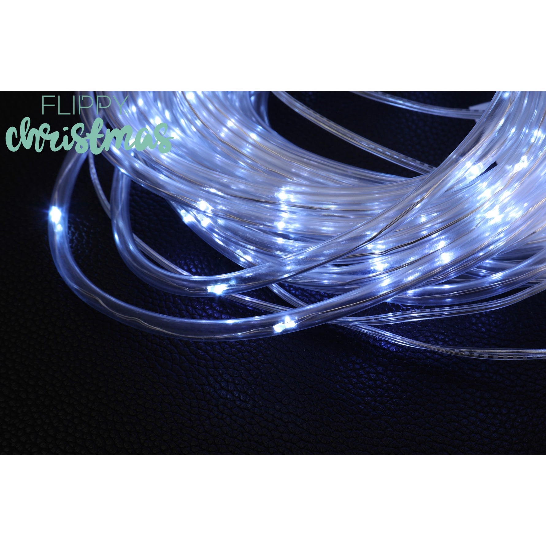 Instalatie luminoasa de Craciun tip furtun luminos, 100 LED-uri, 12 metri lungime, 8 programe, 2 metri prelungitor,
