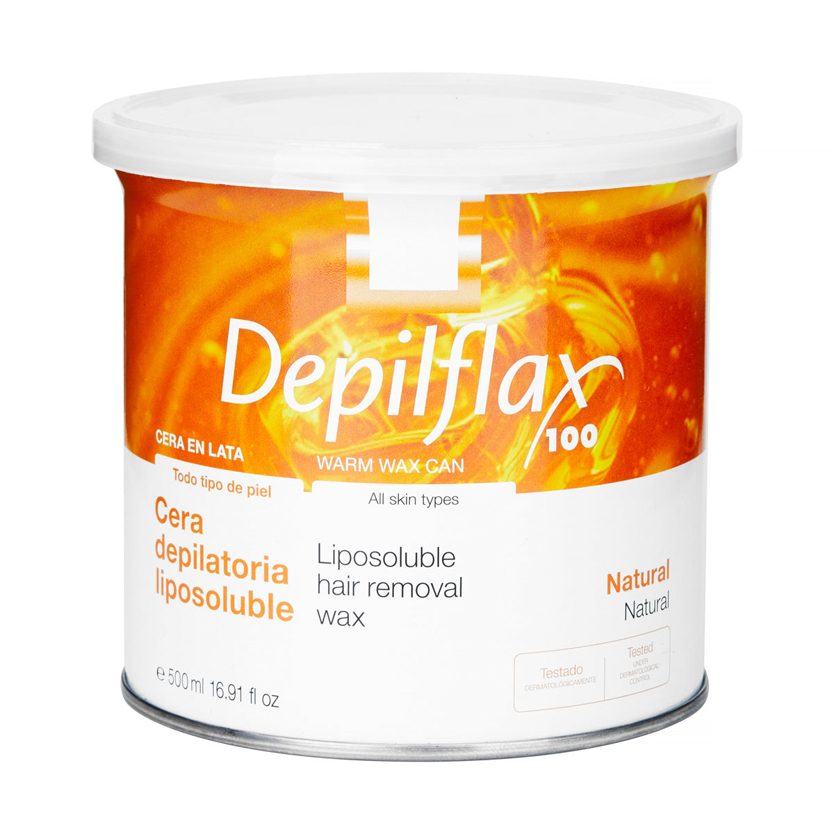 CEARĂ DEPILATORIE DEPILFLAX 500ML CUTIE NATURALĂ