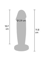 Dop anal vibrant din oțel inoxidabil ToyJoy, argintiu, 11,8 cm, USB