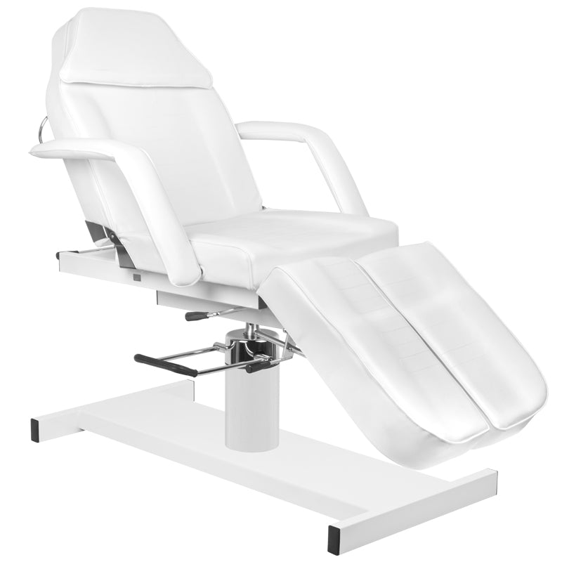 Scaun cosmetic hidraulic A 210C pedi alb