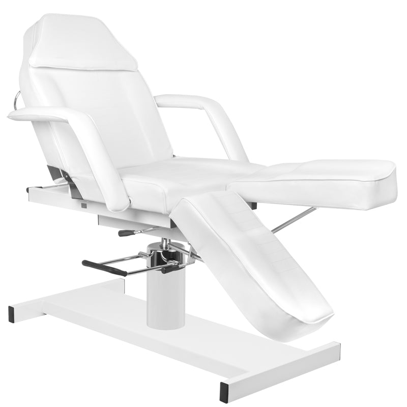 Scaun cosmetic hidraulic A 210C pedi alb