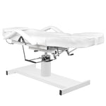 Scaun cosmetic hidraulic A 210C pedi alb