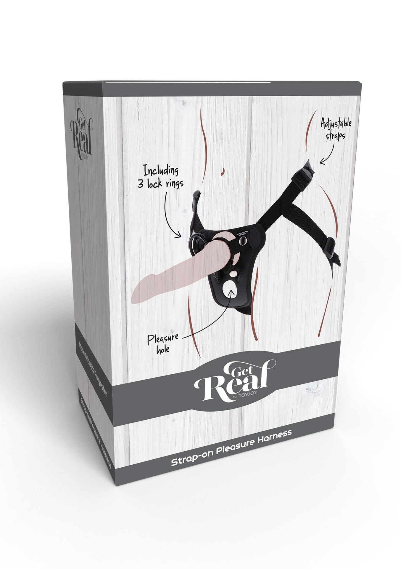 Ham curea din poliester negru ToyJoy