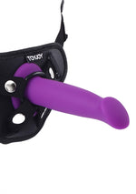 Dildo din silicon Goodhead ToyJoy violet 16 cm