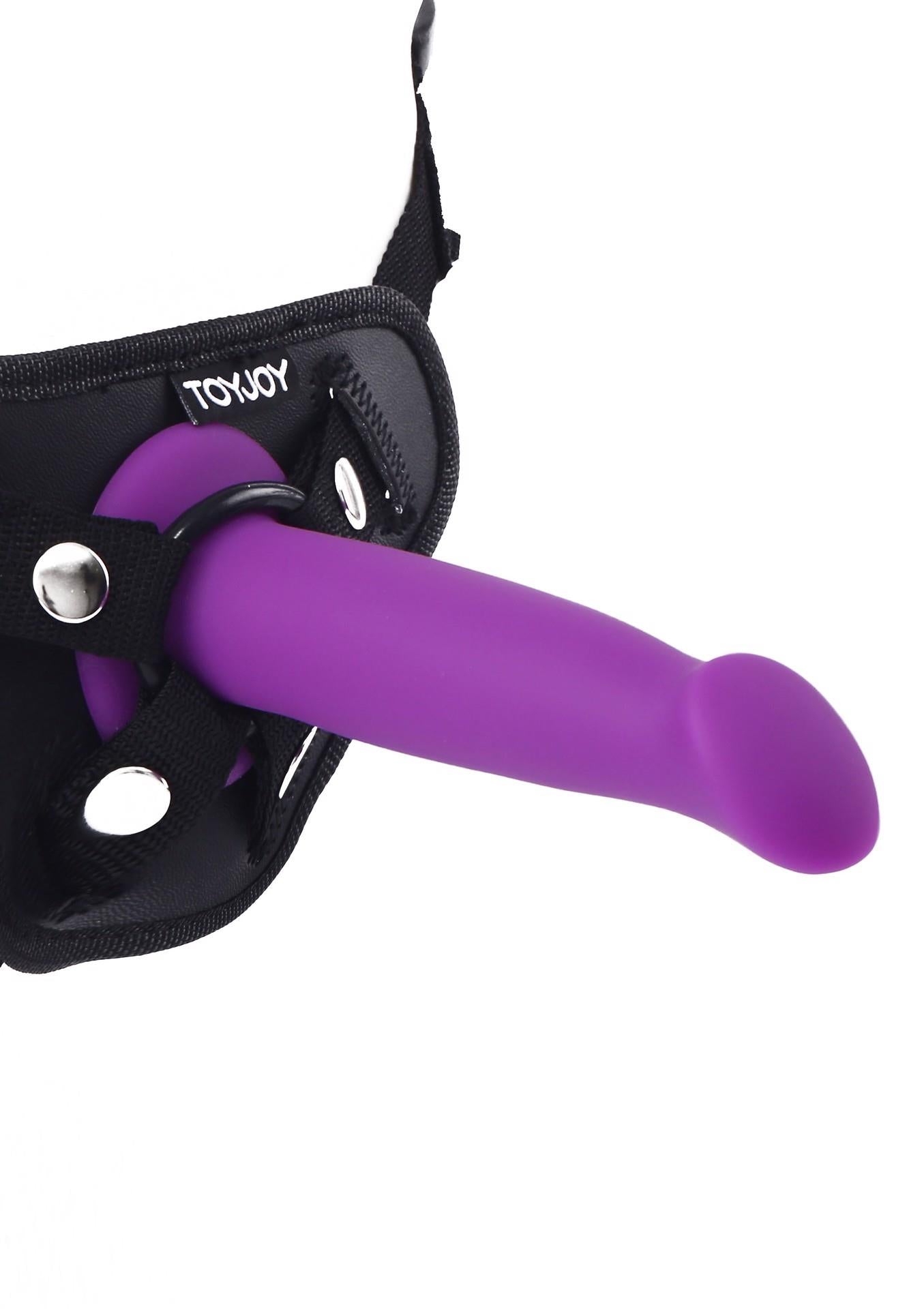 Dildo din silicon Goodhead ToyJoy violet 16 cm