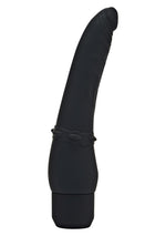 Vibrator realist din silicon ToyJoy negru 21 cm
