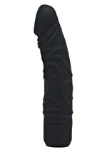 Vibrator realist din silicon ToyJoy Classic, negru