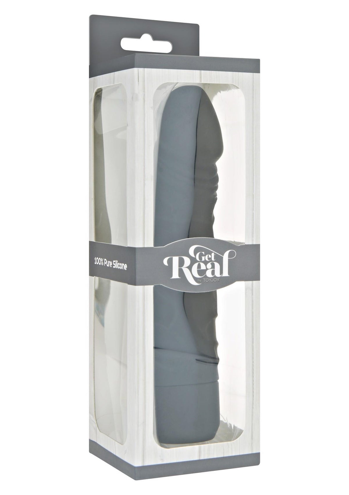 Vibrator realist din silicon ToyJoy Classic, negru