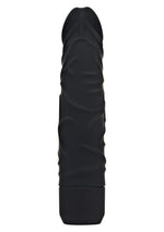 Vibrator realist din silicon ToyJoy Classic, negru