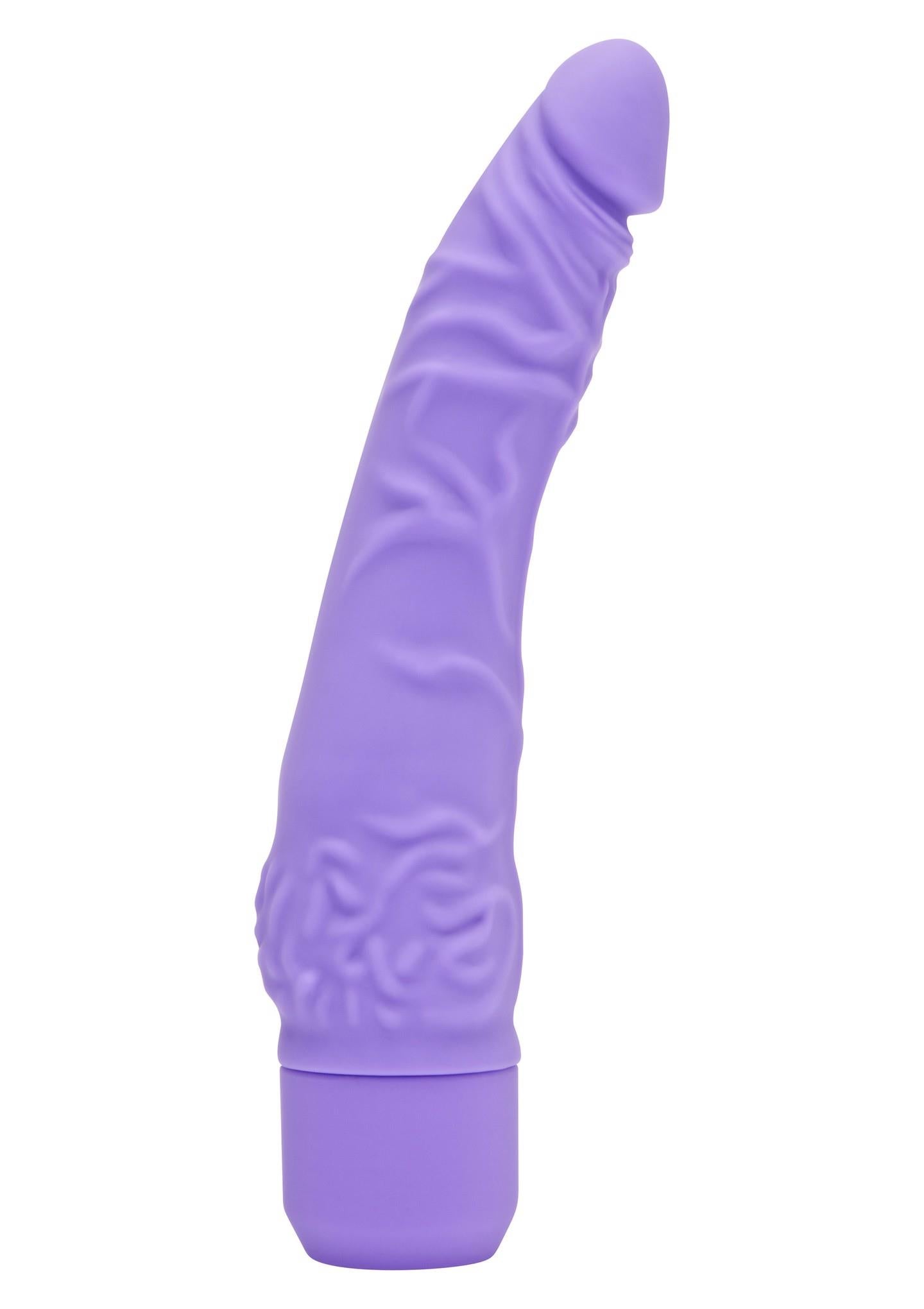 Vibrator ToyJoy Classic Slim din silicon, violet, 20,7 cm