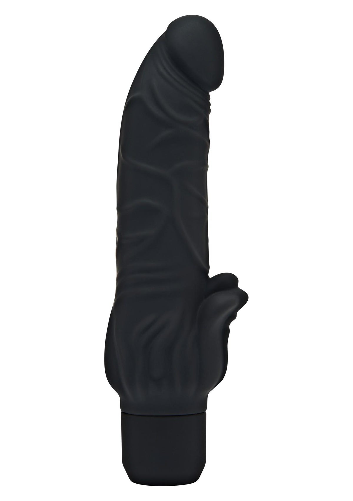 Vibrator clasic Stim ToyJoy din silicon, negru, 22 cm