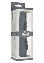 Vibrator clasic Stim ToyJoy din silicon, negru, 22 cm