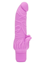 Vibrator realist din silicon ToyJoy roz, 22 cm, impermeabil