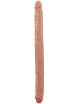 Dildo dublu ToyJoy, culoare piele deschisă, 40 cm