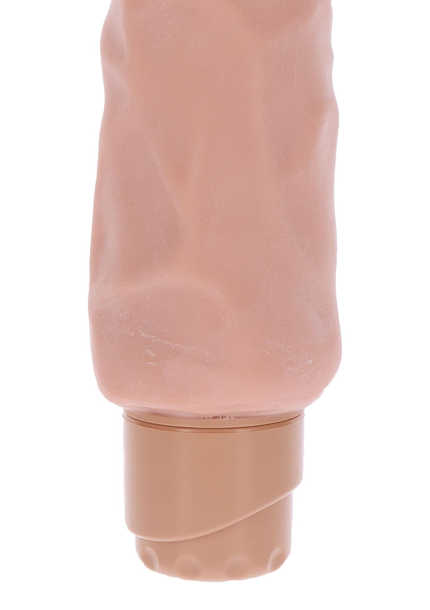 Vibrator ToyJoy mare cu densitate dublă, 23 cm, piele