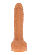 Vibrator cu dildo din silicon ToyJoy, cu lumină, 20 cm, cu telecomandă