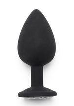 Plug anal Diamond Booty Jewel ToyJoy Negru 9 cm