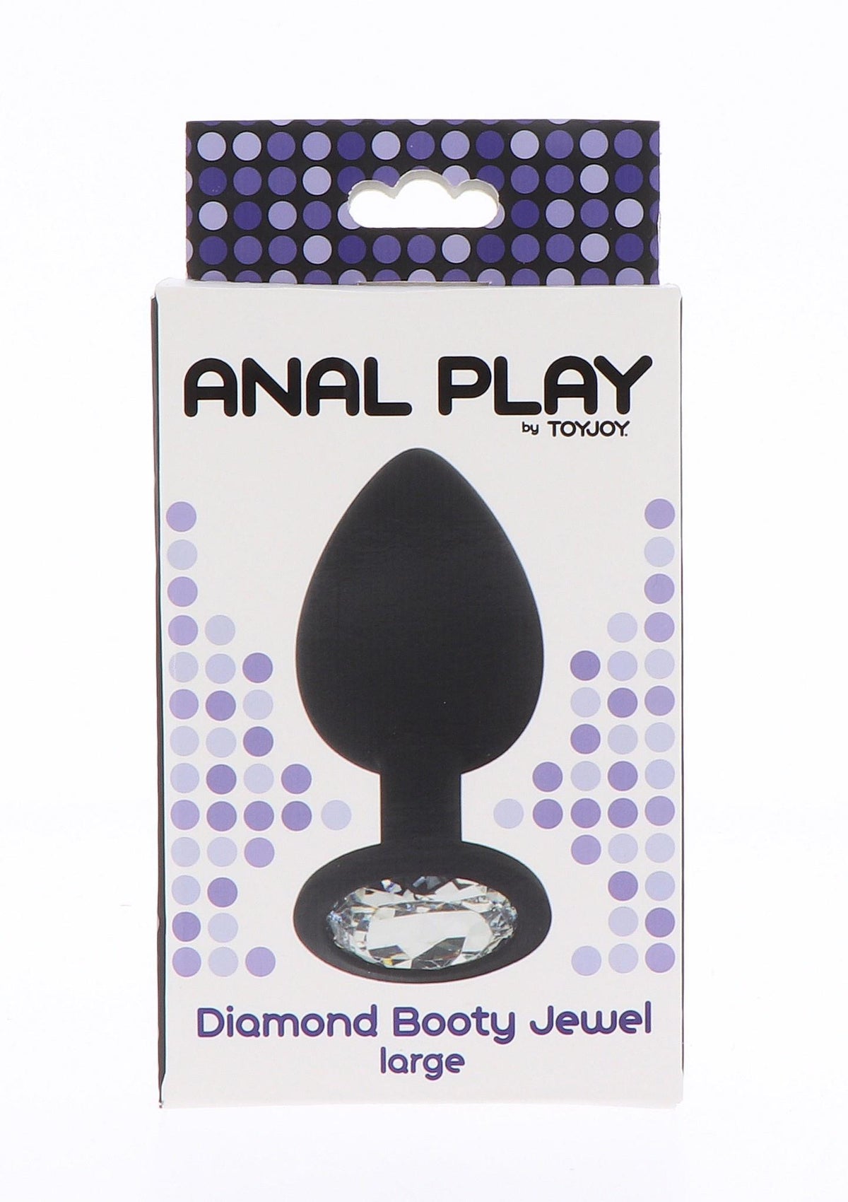 Plug anal Diamond Booty Jewel ToyJoy Negru 9 cm
