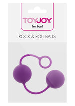 Bile Geisha din silicon, bile Rock Roll, violet, ToyJoy