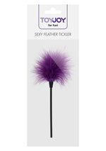 Pană de gâdilat ToyJoy violet 22 cm