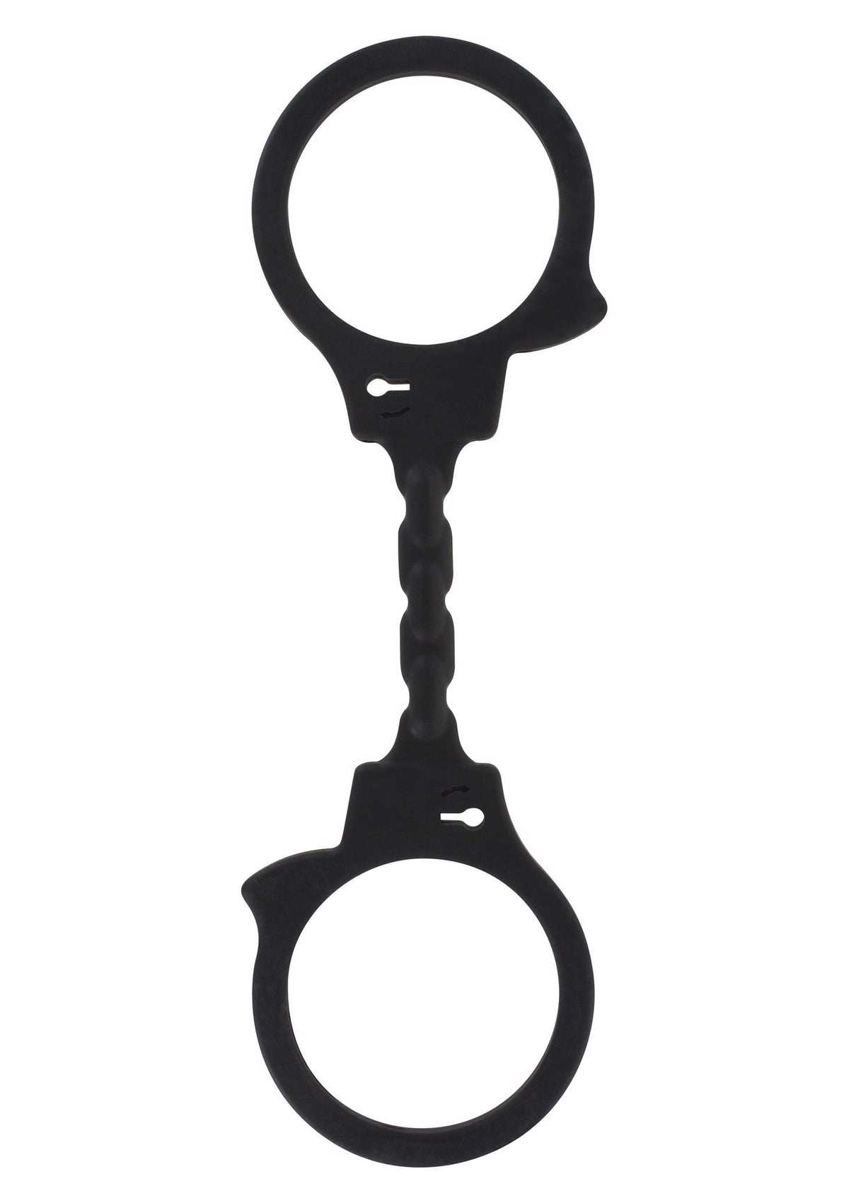Cătușe flexibile din silicon ToyJoy, negre, 25 cm