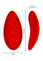 Vibrator ToyJoy Divine Panty cu telecomandă USB roșie