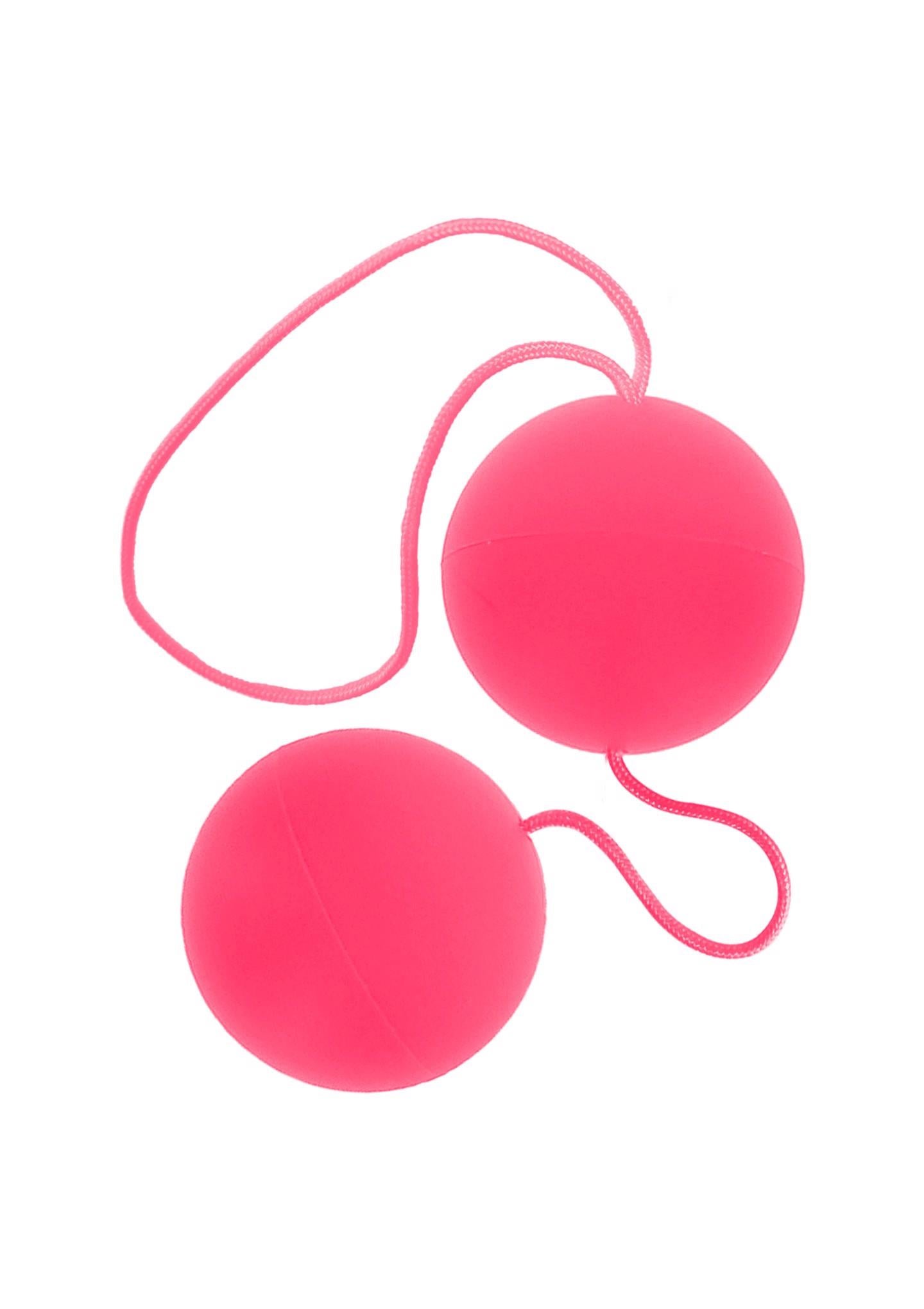 Bile ABS ToyJoy Funky Love Balls roz 3,5 cm